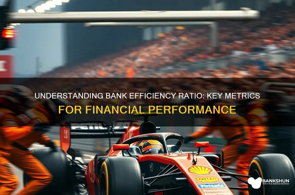what does a bank efficiency ratio measure