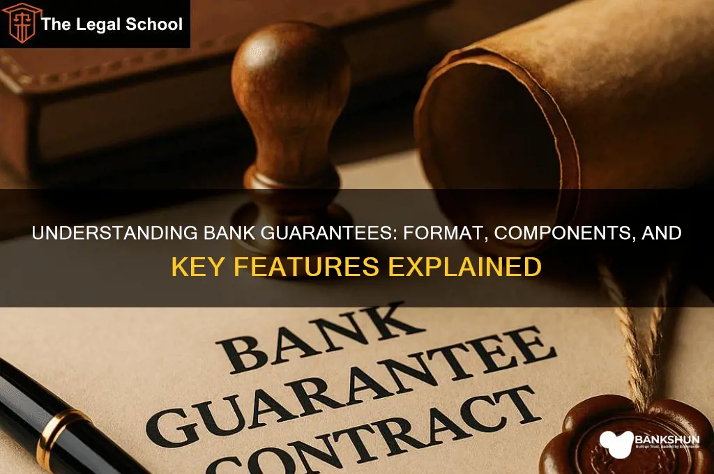what does a bank guarantee look like