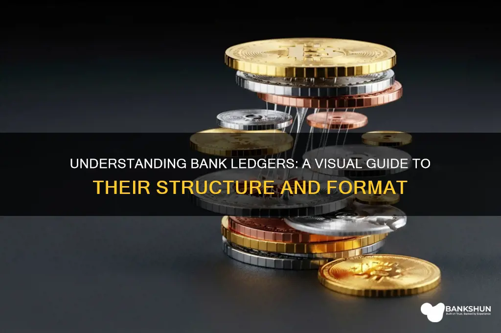 what does a bank ledger look like