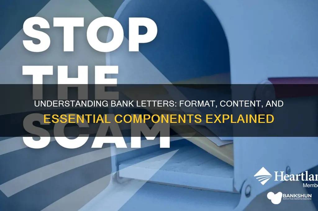 what does a bank letter look like