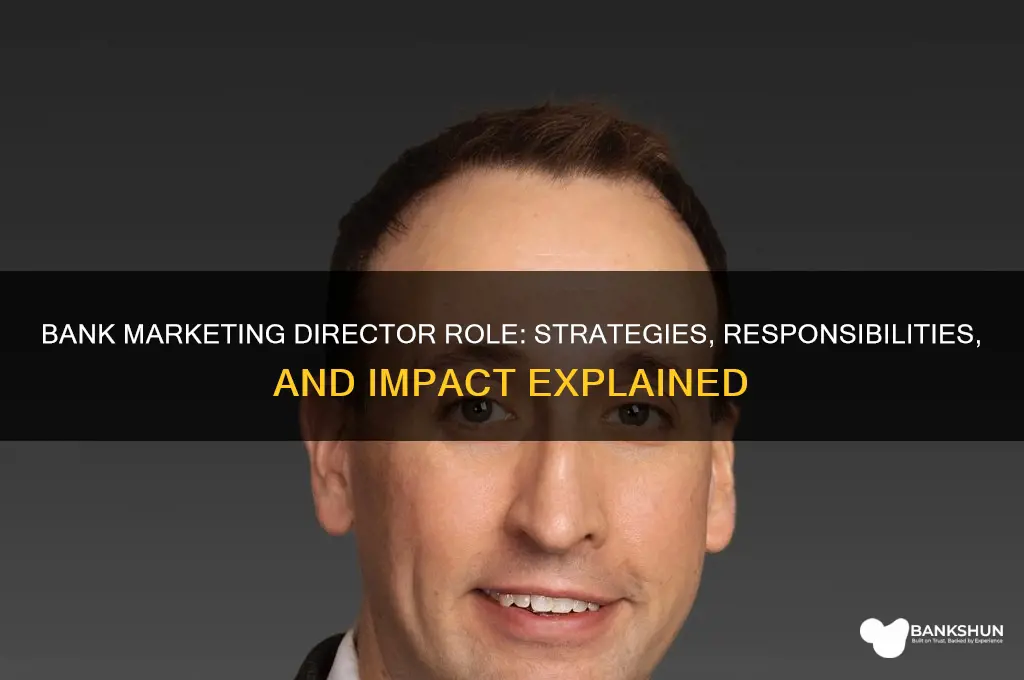 what does a bank marketing director do