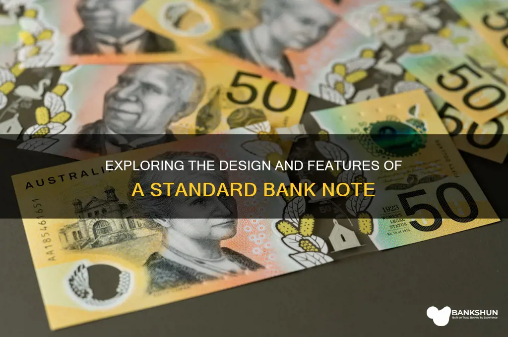 what does a bank note look like