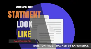 Understanding Your Bank Statement: A Visual Guide to Its Layout