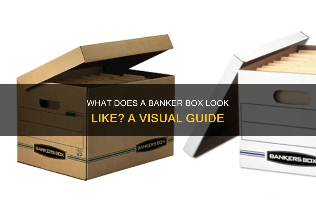 what does a banker box look like