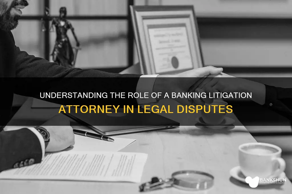 what does a banking litigation attorney do