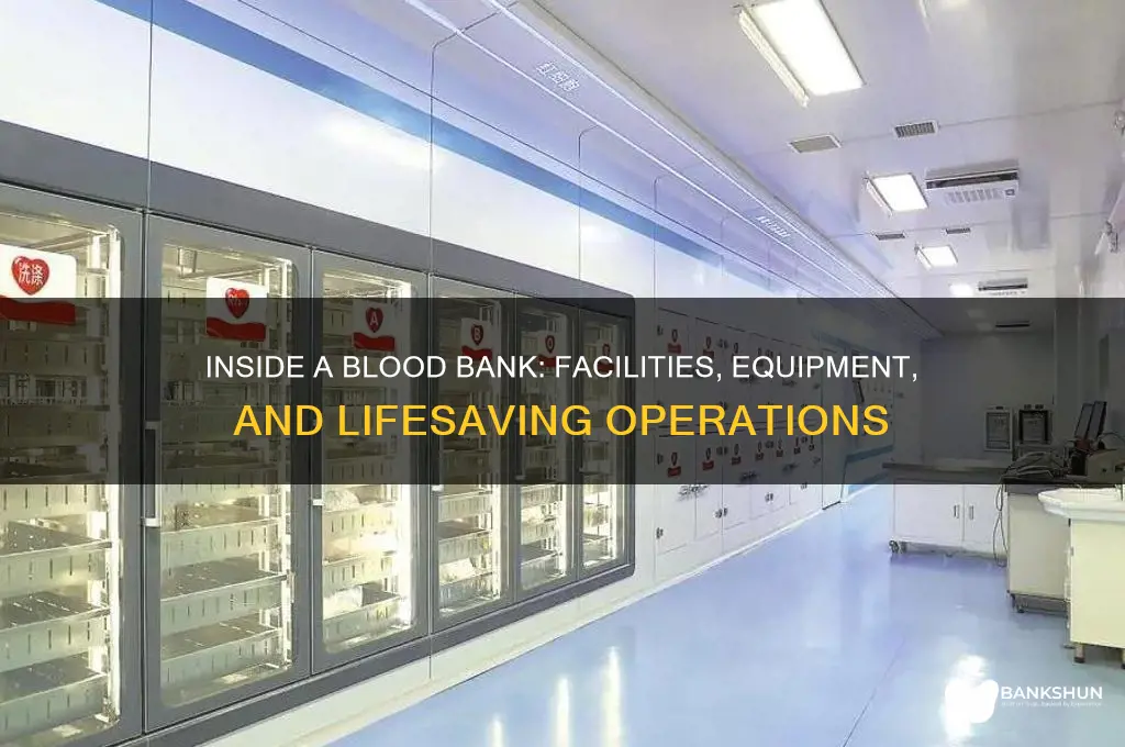 what does a blood bank look like