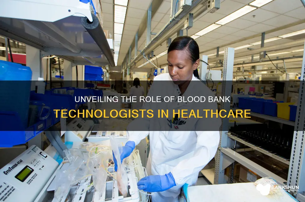 what does a blood bank technologists do