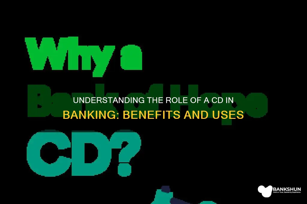 what does a cd do in banking