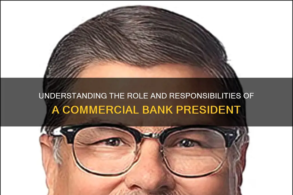 what does a commercial bank president do