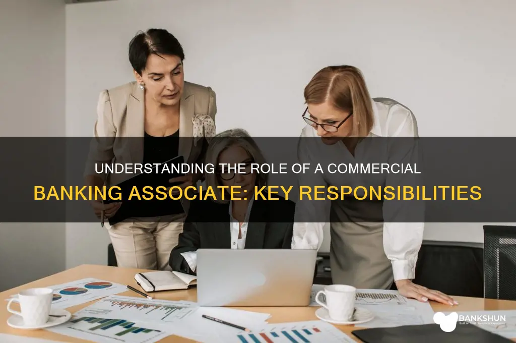what does a commercial banking associate do