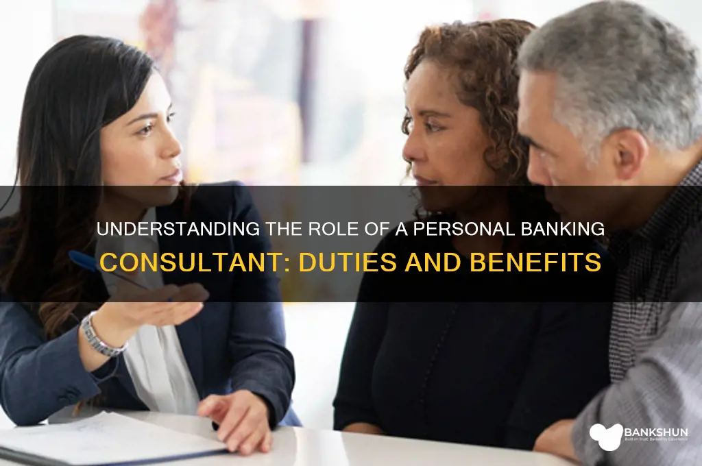 what does a personal banking consultant do