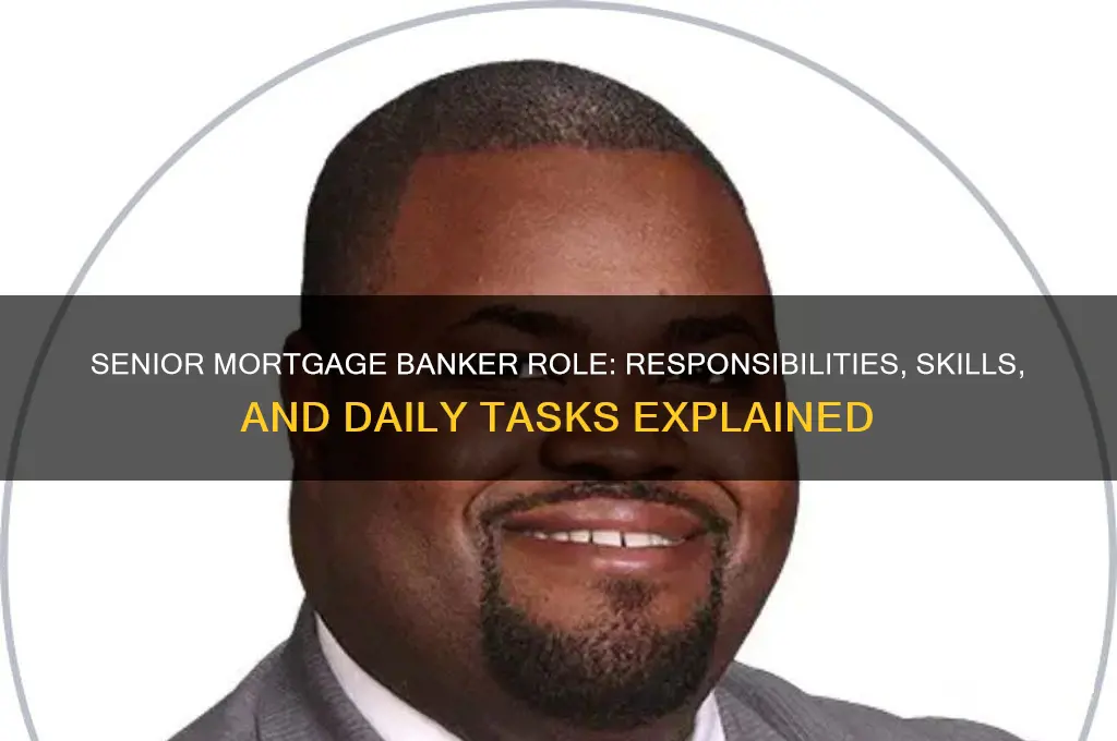 what does a senior mortgage banker do