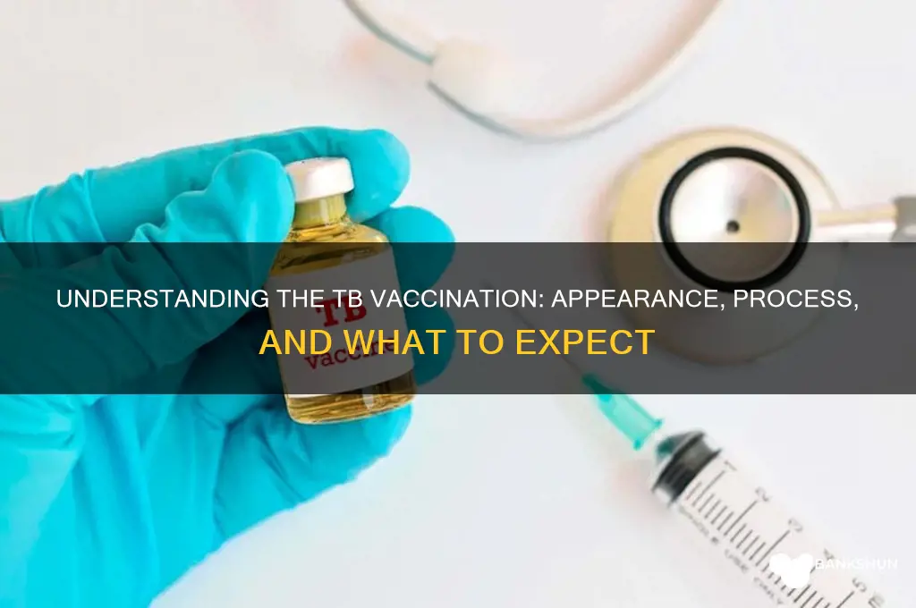what does a tb vaccination look like