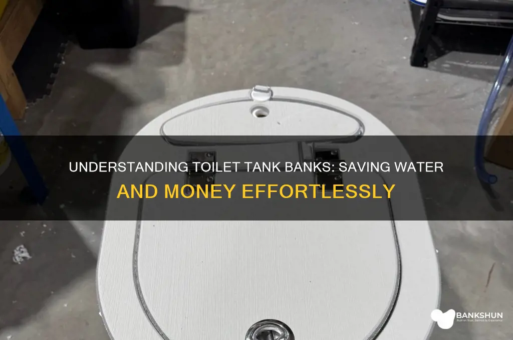 what does a toliet tank bank do