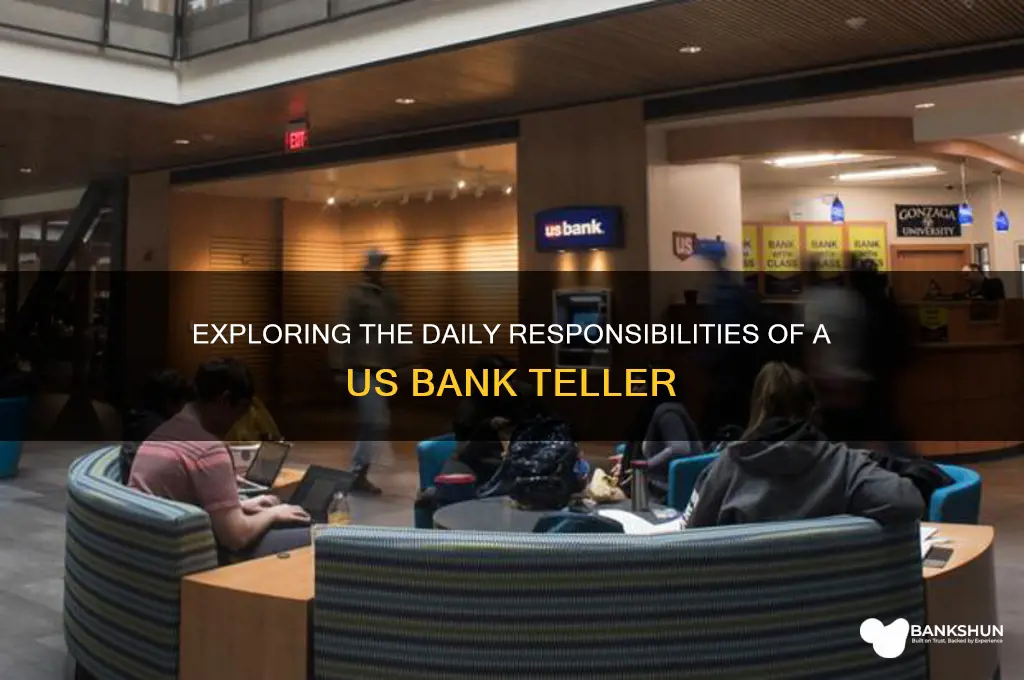 what does a us bank teller do