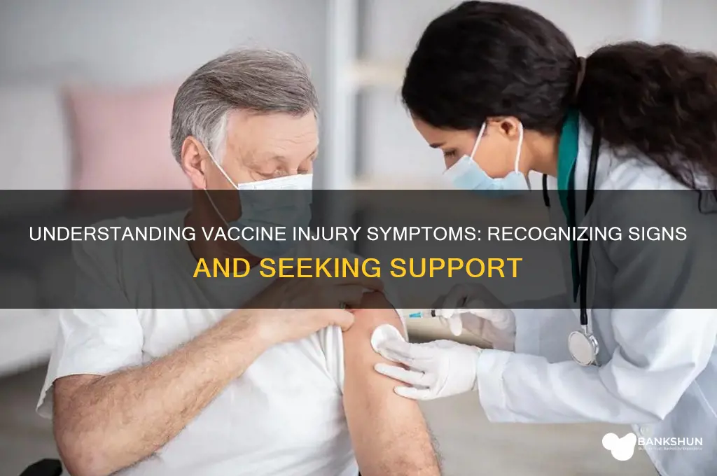 what does a vaccine injury look like