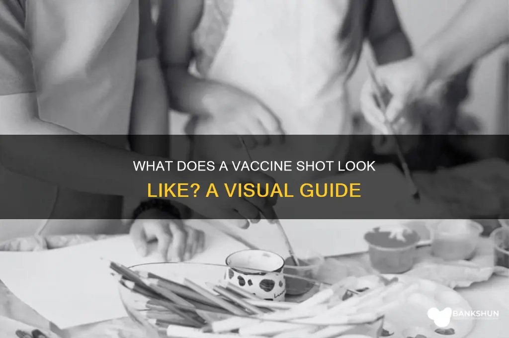 what does a vaccine shot look like
