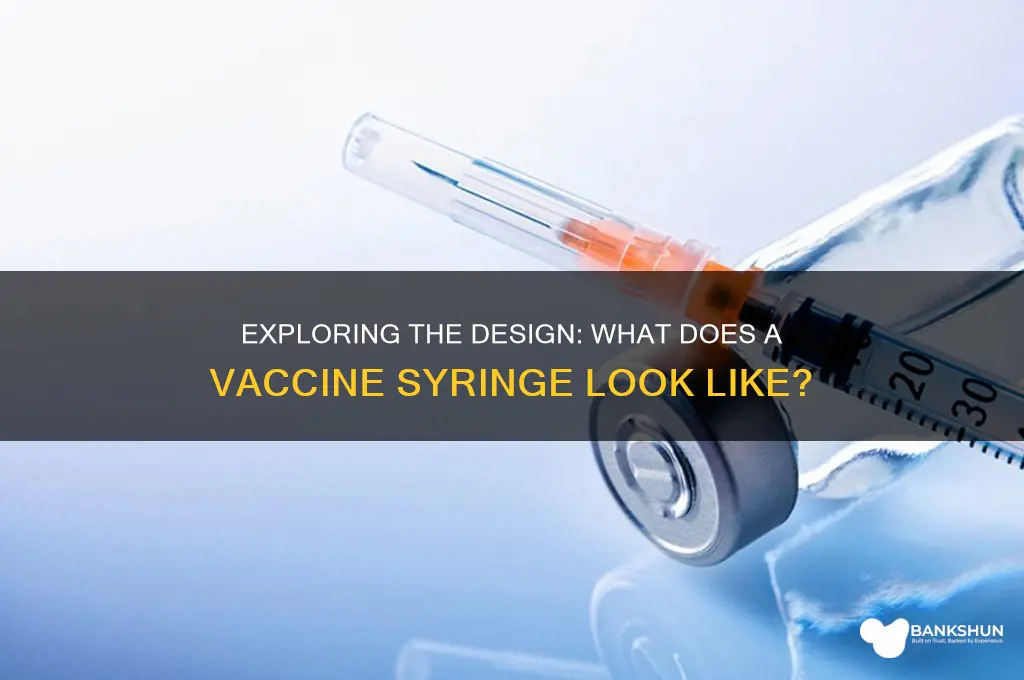 what does a vaccine syringe look like