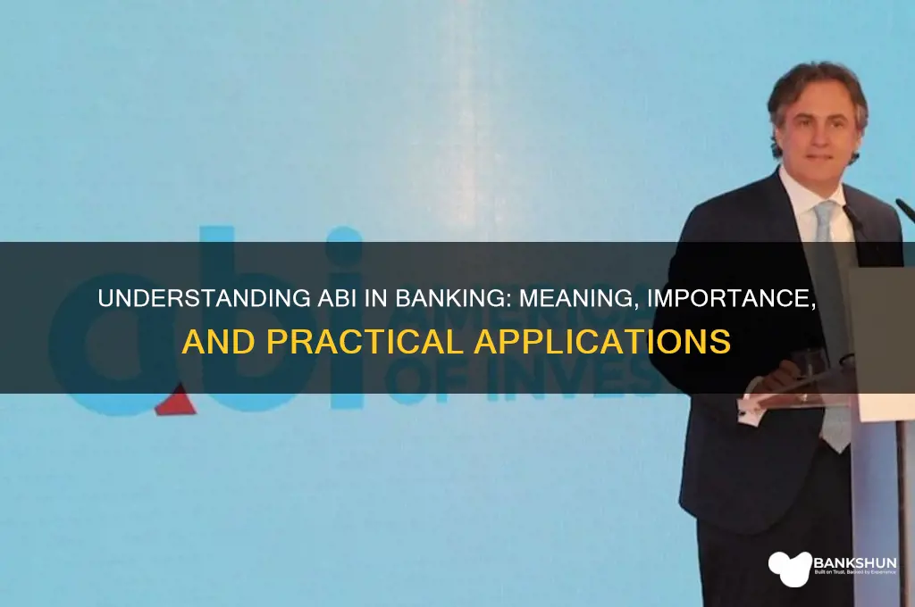 what does abi stand for in banking