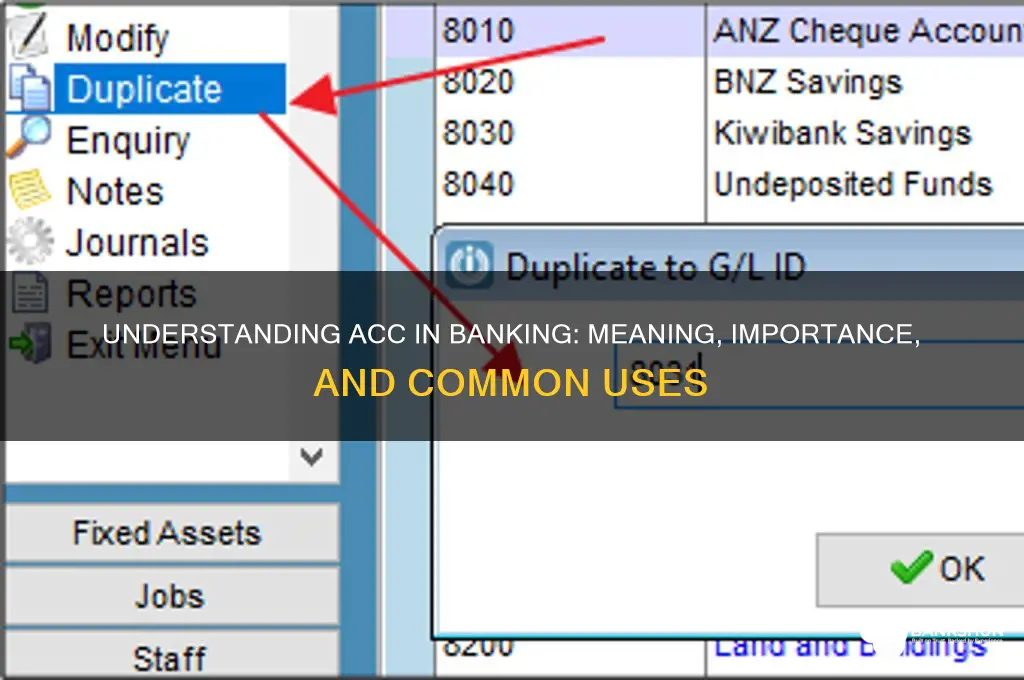 what does acc stand for in banking