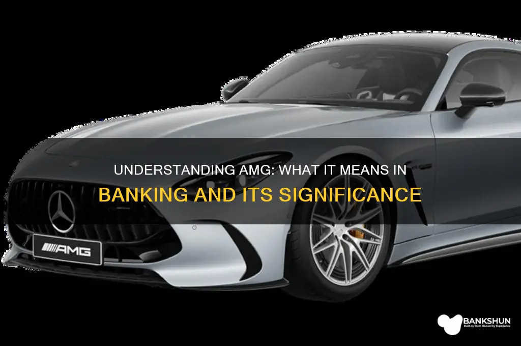 what does amg stand for in banking