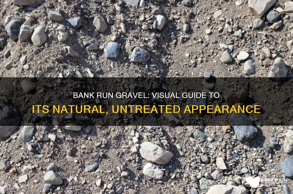 what does bank run gravel look like