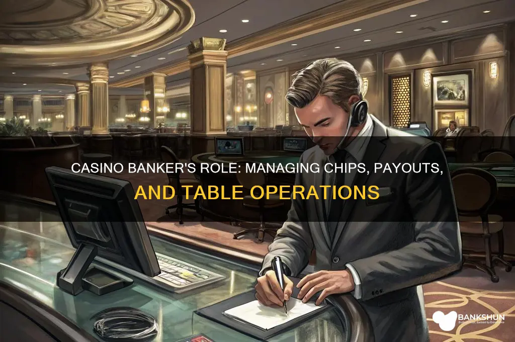 what does banker at a casino do