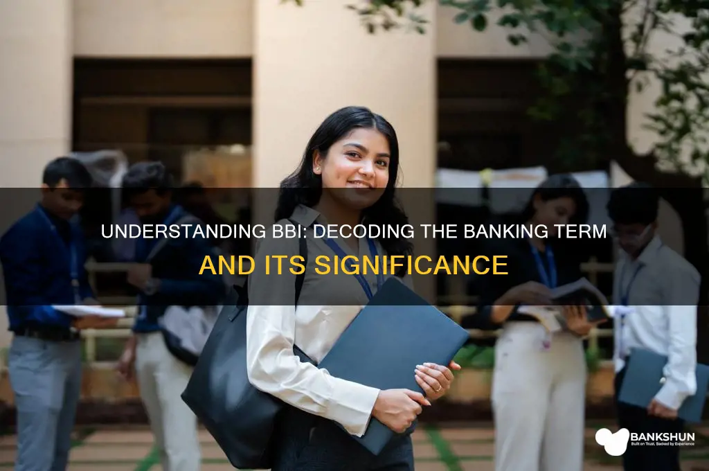 what does bbi stand for in banking
