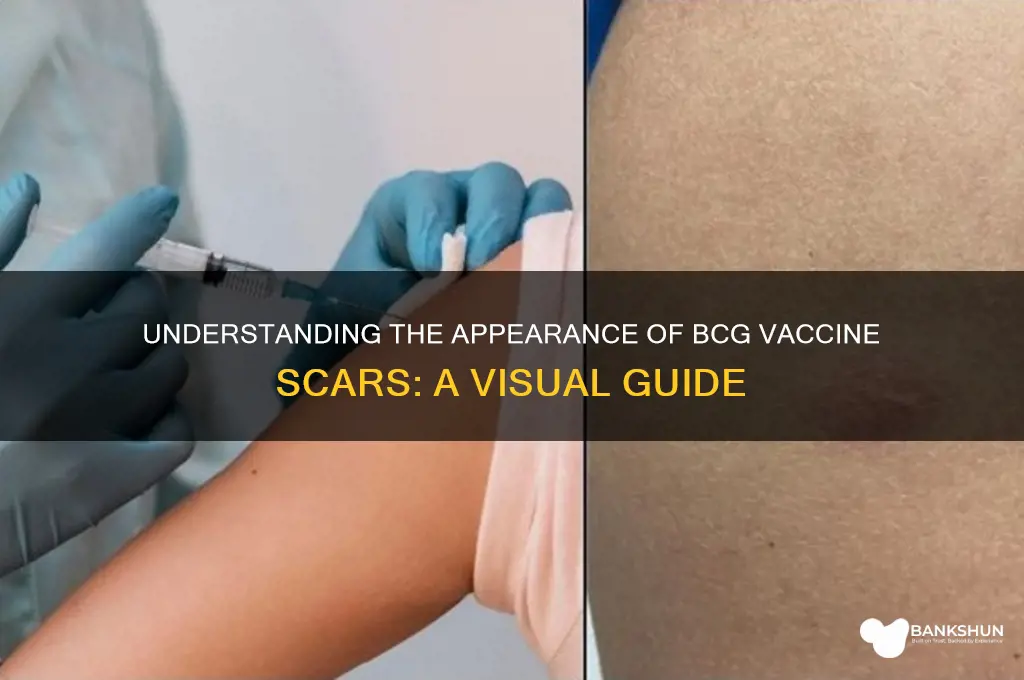 what does bcg vaccine scar look like