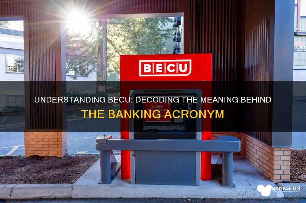 what does becu stand for in banking