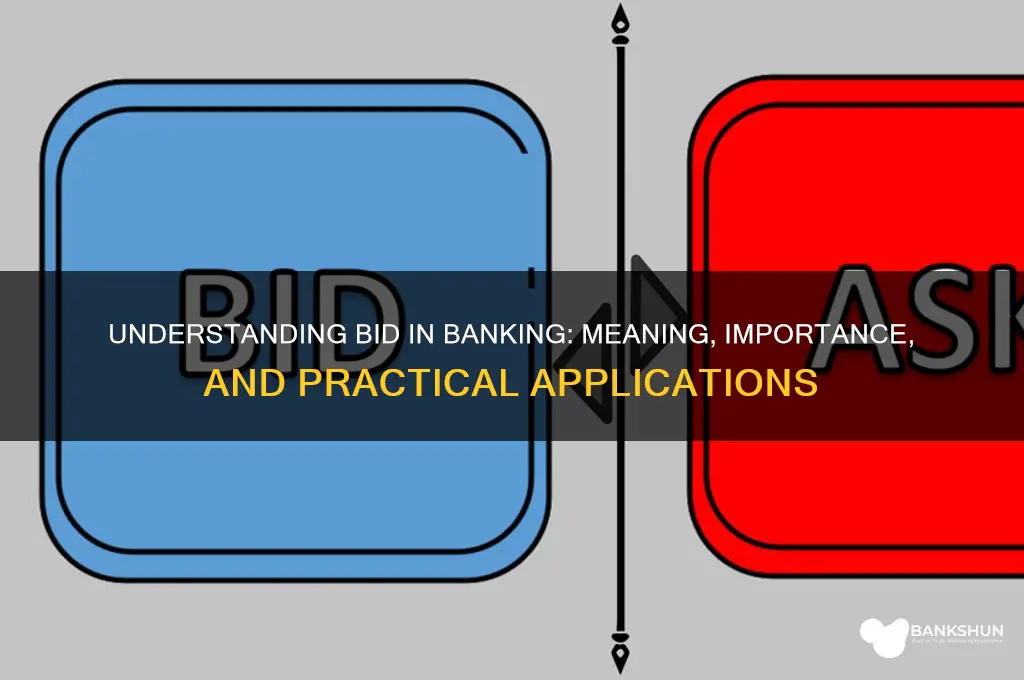 what does bid stand for in banking
