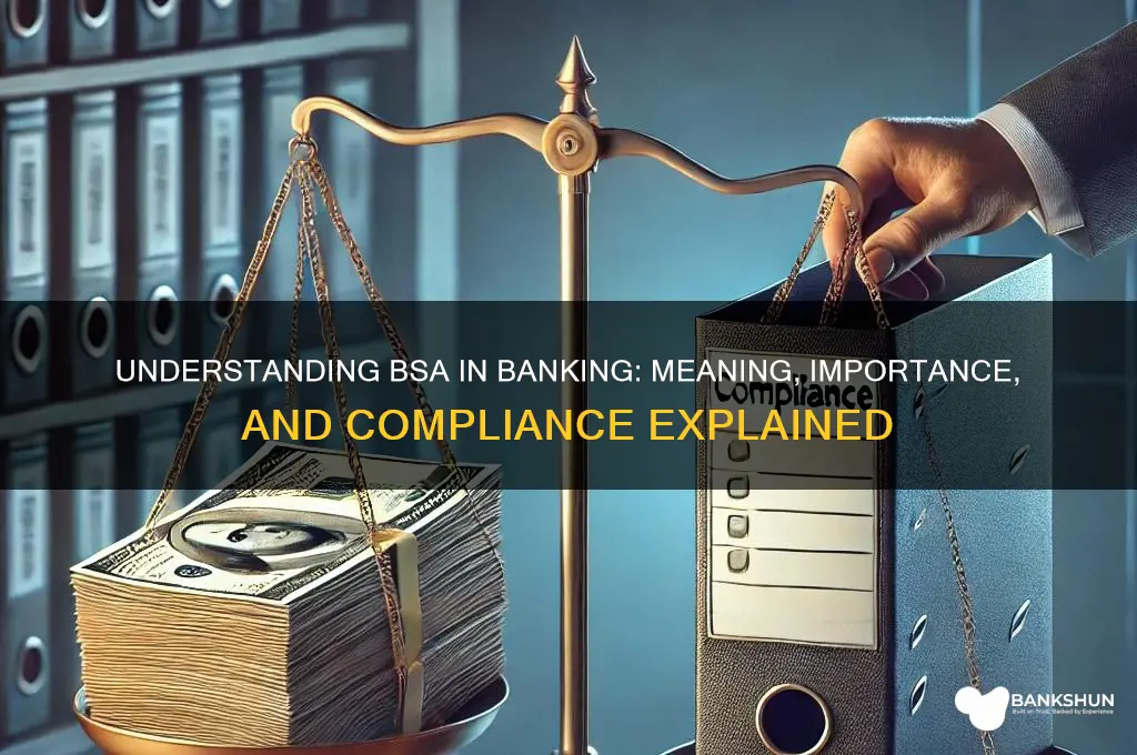 what does bsa in banking stand for