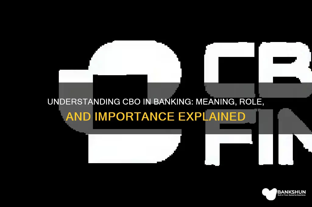 what does cbo stand for in banking