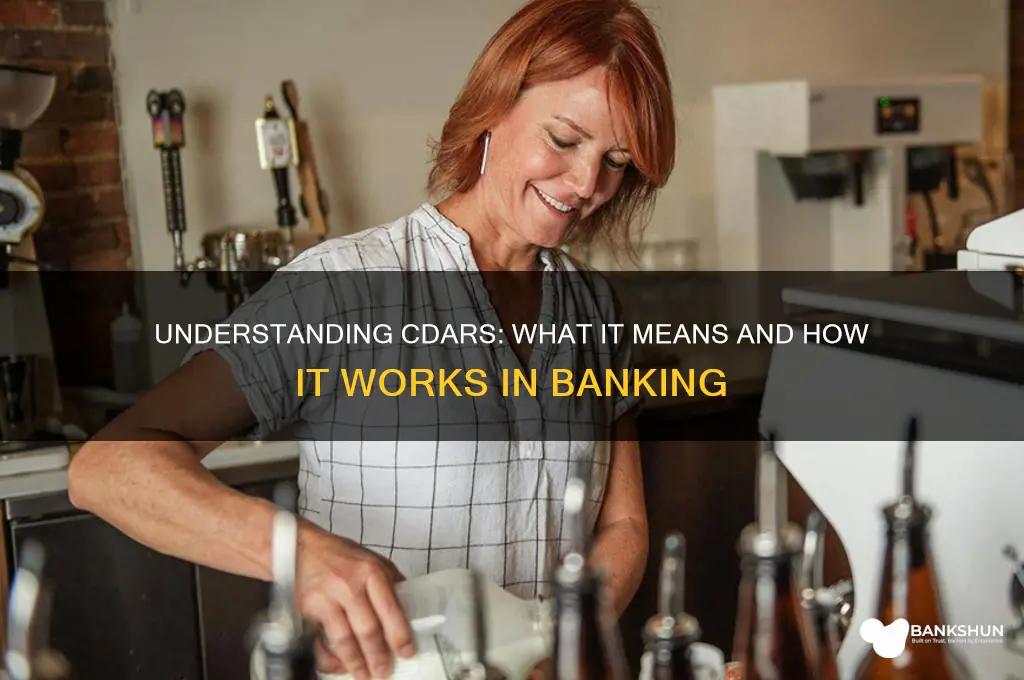 what does cdars stand for in banking