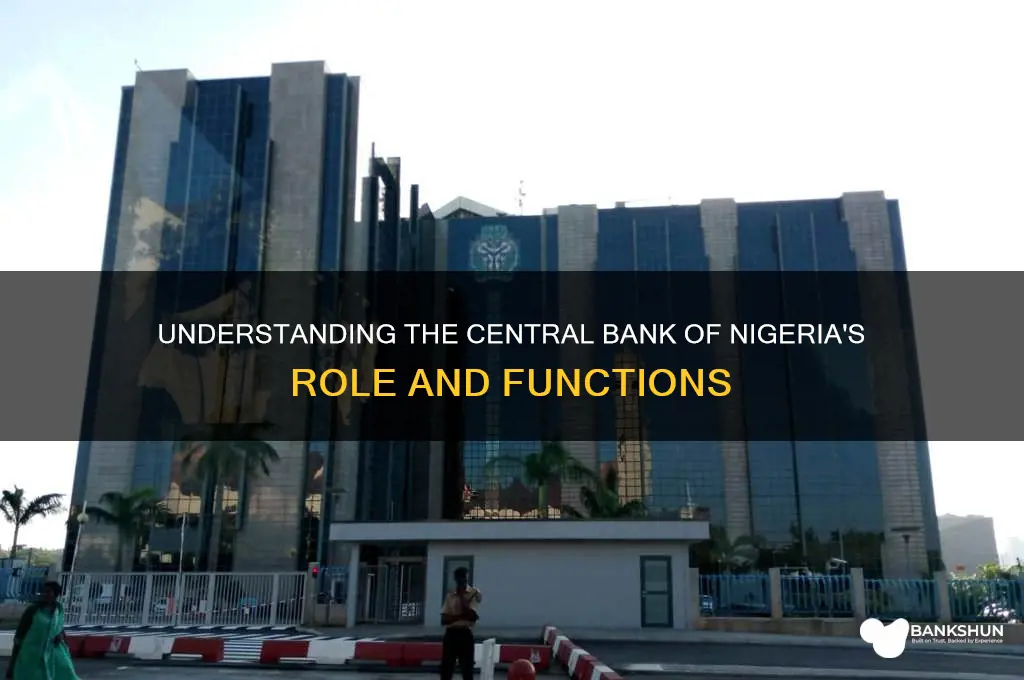 what does central bank of nigeria do