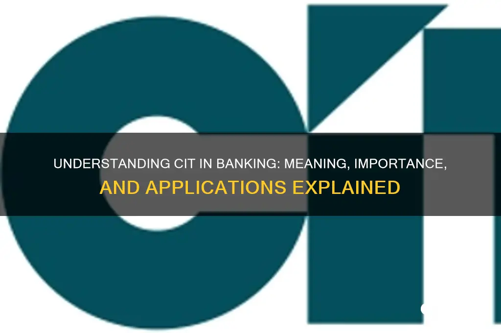 what does cit stand for in banking