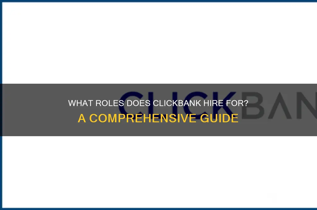what does click bank hire people for
