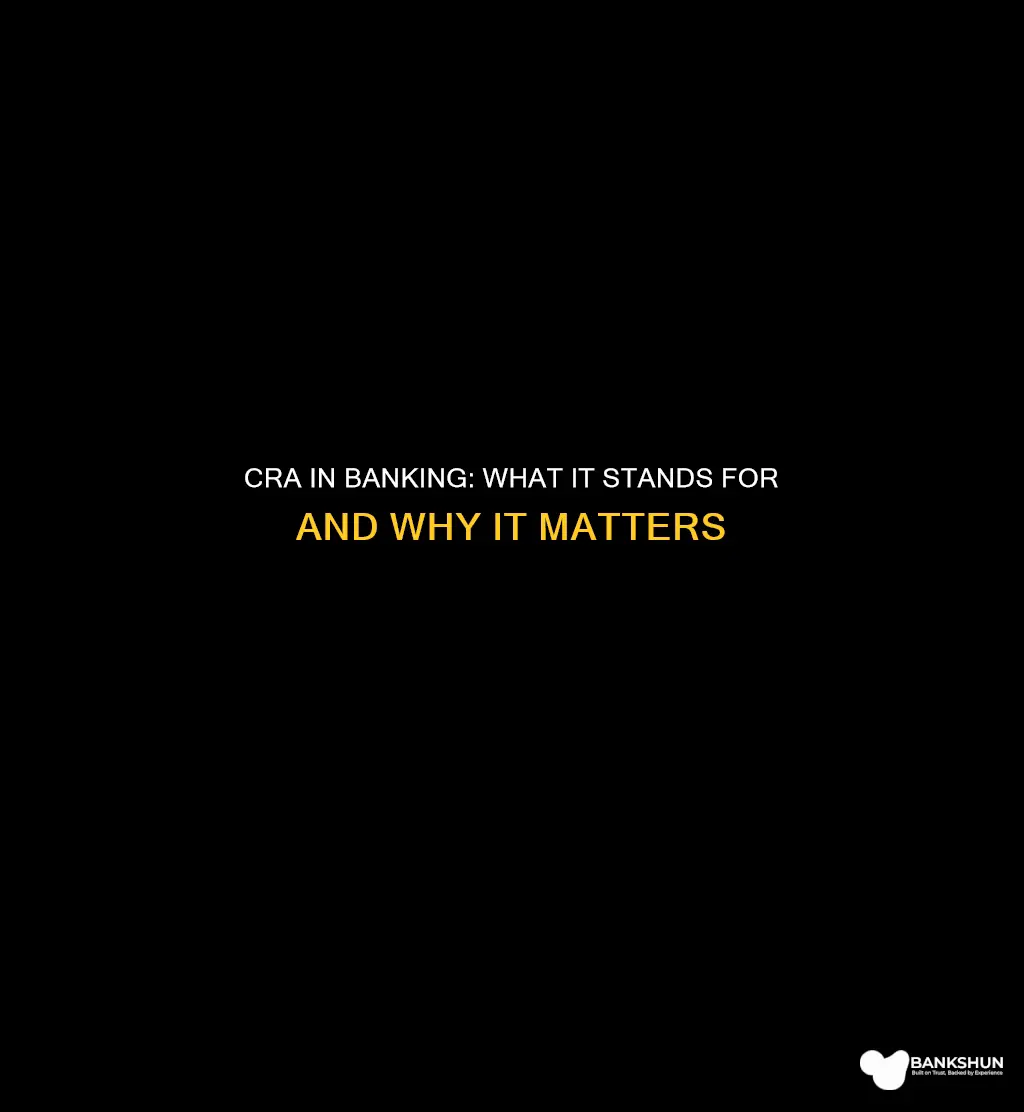 what does cra stand for in banking
