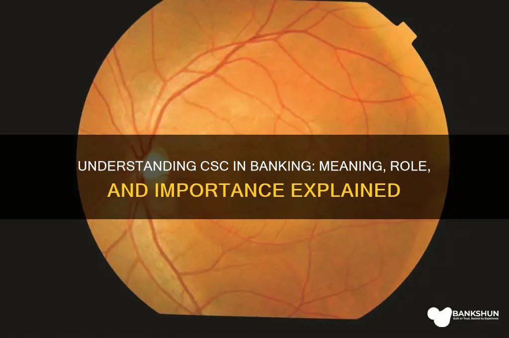 what does csc stand for in banking