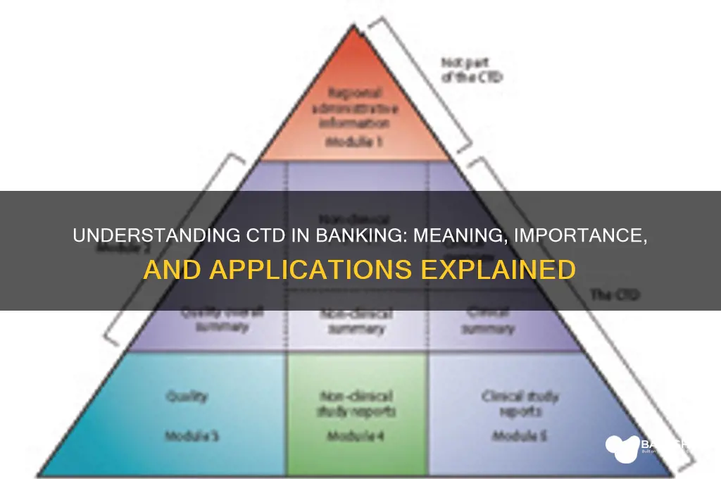 what does ctd stand for in banking