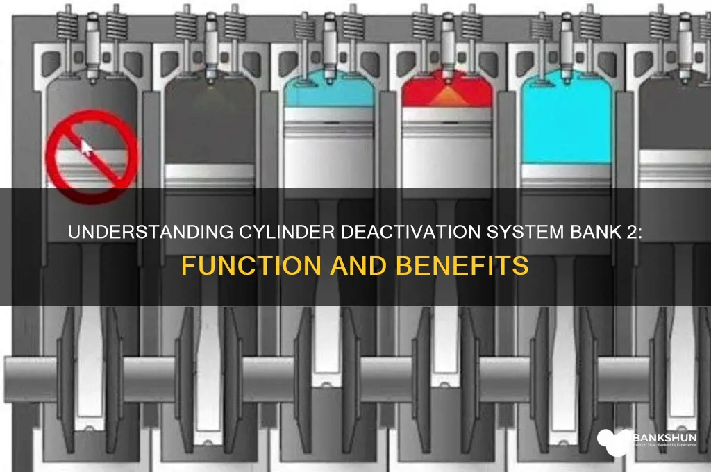 what does cylinder deactivation system bank 2
