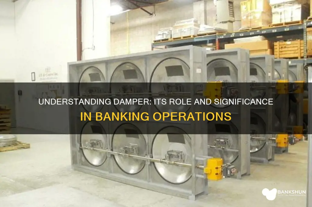 what does damper stand for in banking