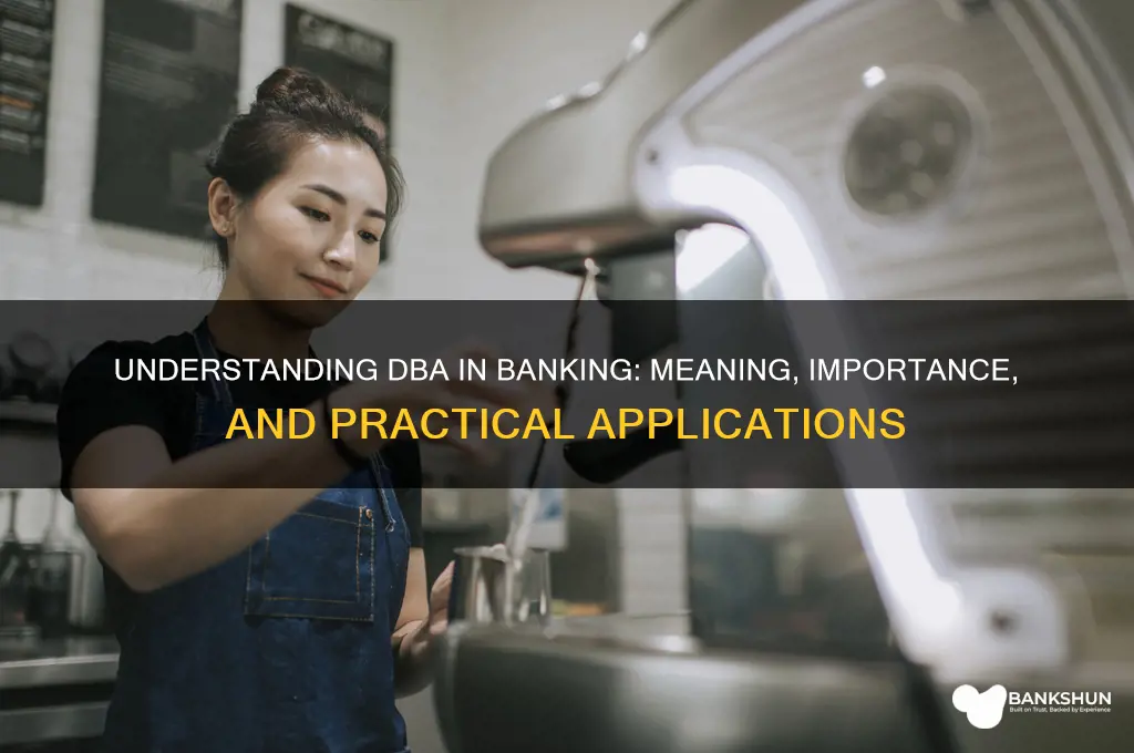 what does dba stand for in banking