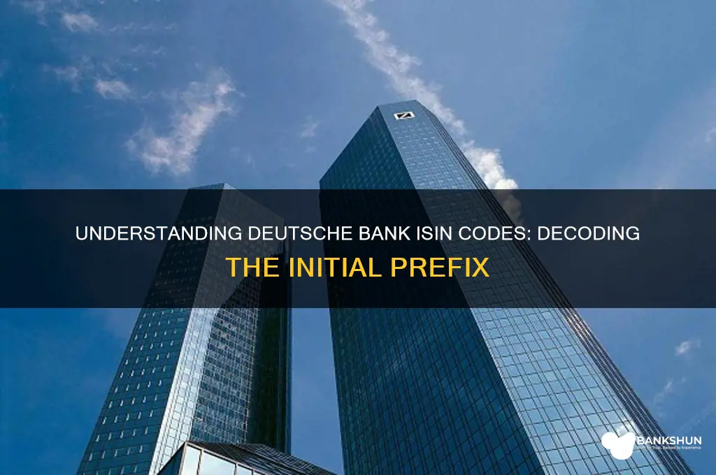 what does deutsche bank isin start with