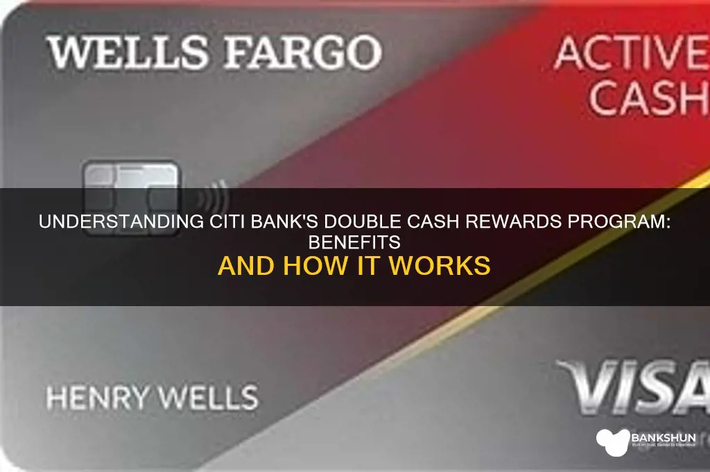 what does double cash on citi bank