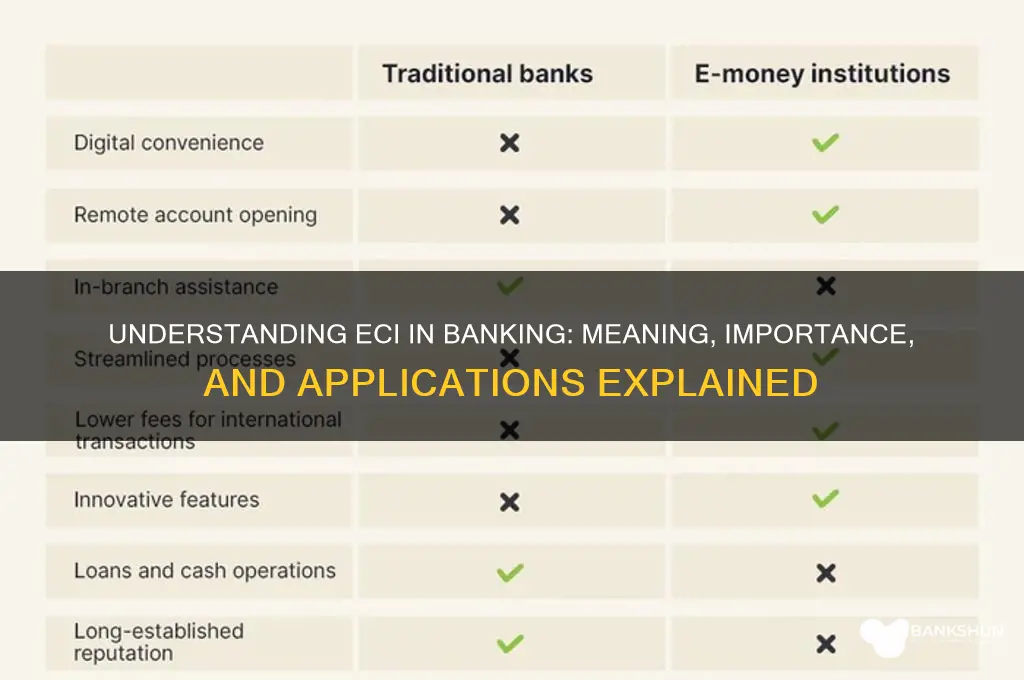 what does eci stand for in banking