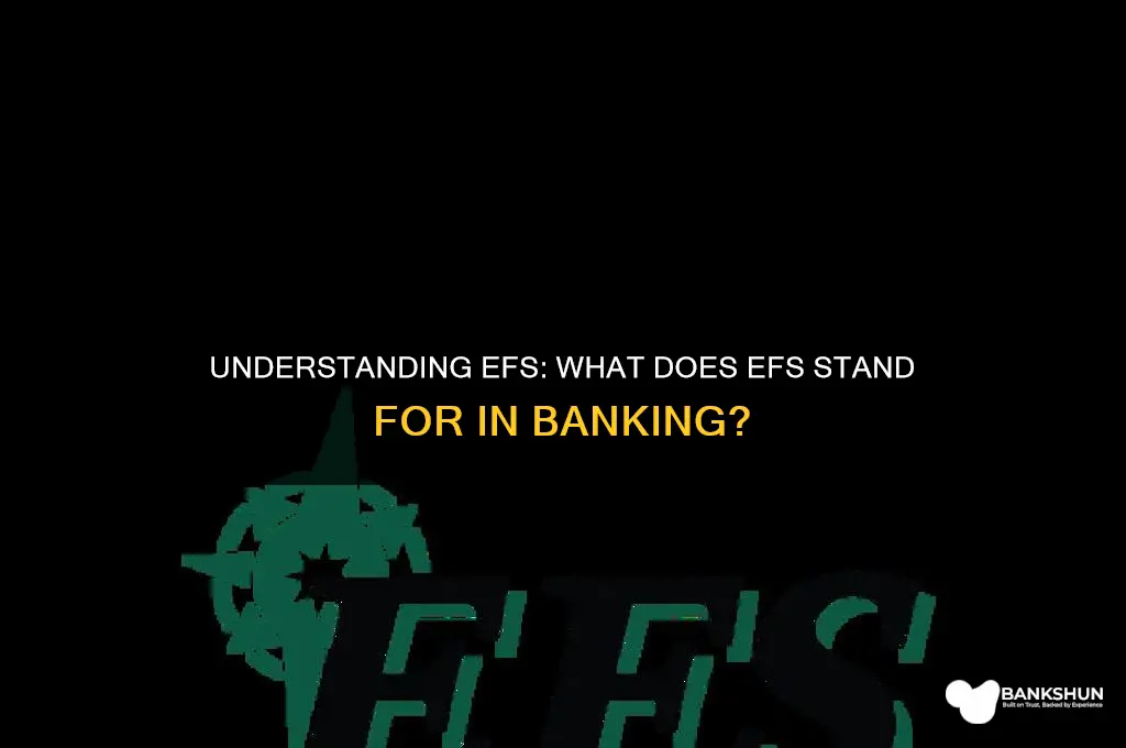 what does efs stand for in banking