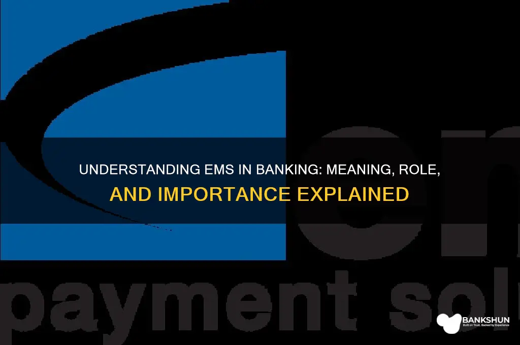 what does ems stand for in banking
