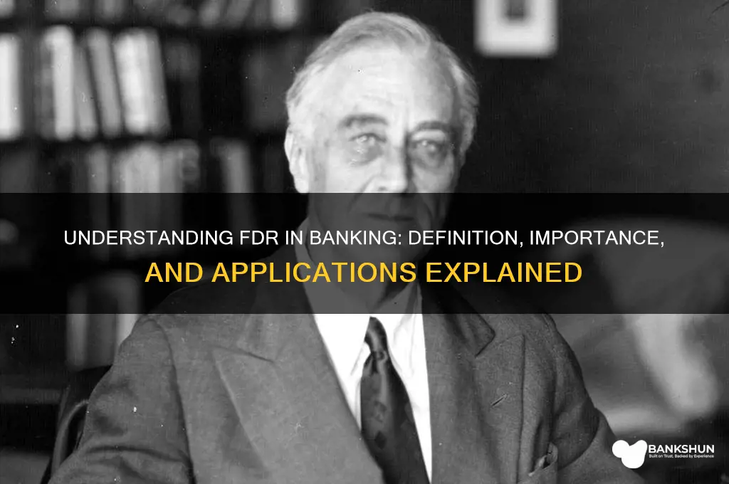 what does fdr stand for in banking