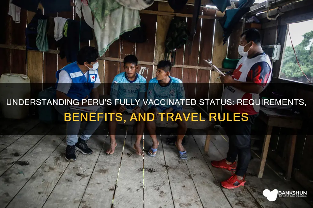 what does fully vaccinated mean in peru